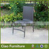 Outdoor Rattan Dining Chair Without Arm thumbnail-1