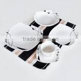 Set of 20pcs Square Shape Porcelain Dinnerware Set,porcelain Dinner Set,square Porcelain Dinnerware Set thumbnail-2