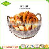 Wholesale Cheap Bakery Bread Basket Wicker Rattan Bread Basket thumbnail-3