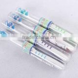 New design toothbrush with plastic case