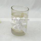 Lovely Angle Shaped Hanging Glass Candle Holder for Birthday