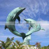 High Quality Cheap Bronze Virginia Beach Dolphin Fountain thumbnail-4