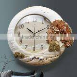 M20A Momoda Living Room Dining Room Creative Fancy Elegant 3D Tree Wall Clock Quartz Home Decoration Gold Silver Art Wall Clock thumbnail-1