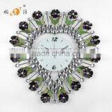 Manufacture Beautiful Heart-shaped Wrought Iron Wall Clock thumbnail-2