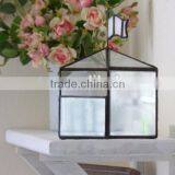 A Jewelry Box Classic House Shaped A Stained Glass Terrarium thumbnail-1