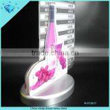 Customize Acrylic Wine Bottle Shaped Menu Display Stand thumbnail-2