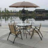 New Design Metal Garden Furniture Set With Umbrella ER0715 thumbnail-1