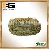 Rattan Hand Basket Shape Flower Pots For Garden Planer thumbnail-5