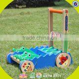 2017 New Design Walker Wooden Baby Push Toys Cartoon Crocodile Wooden Baby Push Toys W16E059 thumbnail-3