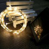 Solar Panel Silver Wire Warm White Decoration Energy Saving Low Voltage Rice Firefly Fairy Light String thumbnail-3