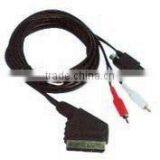 SCART PLUG TO RGB PLUG+RCA JACK AND 2 RCA PLUG CABLE thumbnail-1