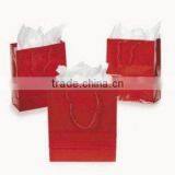 Small Red Gift Bags With Cotton String Handles thumbnail-1