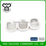 New Vegetable Cutter Chopper, Dicer Slicer Container With 3 Different Cutting Blades thumbnail-3