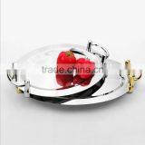 Elegant Hotel Kitchen Food Tray Metal Food Serving Tray thumbnail-2