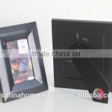 Rectangle black wooden photo frame
