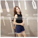 Wholesale Summer Europe Style Women Fashion Jeans Short Pants High Waist Denim Shorts thumbnail-6