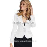 Hot Sale Ladies Two Pieces Short Sleeve Blazer and Skirt Set Women Office Business Suit thumbnail-2