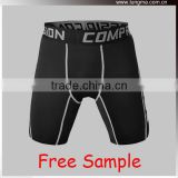 OEM Private Label Mens Boxer Fitness Running Compression Shorts
