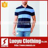 100% Polo T-shirt Black and White Mens Polo Collar Striped t Shirt Design thumbnail-3