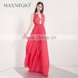 2017 Garment Factory New Arrived High Fashion Design Layered Lace Dress Woman Evening Dress thumbnail-3