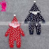2015 New Fashion High Quality 100% Cotton Baby Boys Girls Long sleeve Romper jumpsuit clothes baby clothing Christmas