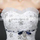 Sexy Bandeau Cream Crepe Empire Vintage Floor Length Princess Wedding Dress Bride Dress Formal Dress thumbnail-5