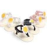 Summer Baby Girl Shoes Beach Sandal Sunflowers Elastic Thong Kid Sandal thumbnail-1