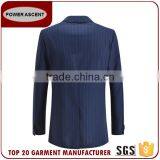 Best Brand Chinese Factory Custom Design Men'S Slim Fit Stripped Suit For Men thumbnail-2