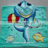 Beautiful 100%Cotton Printed Poncho Towel Baby Robe thumbnail-2