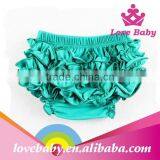 Fashional Toddler Clothing Baby Underwear Cotton Ruffle Blue Bloomer thumbnail-2