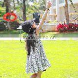 S33530W Hot Sale Ruffle Cotton Dress New Design Girls Teen Sleeveless Dress thumbnail-3