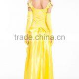Adult Belle Princess Cosplay Costume Beauty and The Beast Halloween Costume Party Dress thumbnail-4