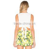 Deep Cut Wholesale Two Piece Sweat Shorts and Crop Top for Women thumbnail-5