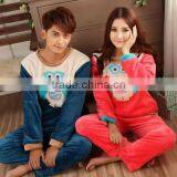 2015 Wholesale Flannel Couple Winter Pajama Set thumbnail-1