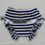2017 Summer Newborn Baby Girls Panties Little Princess Ruffle Stripe Short thumbnail-1