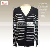 Basic Lady Sweater 80%Viscose 20%Nylon Lady Top Sweater thumbnail-1