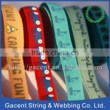 1inch high jacquard woven colorful knitted elastic webbing