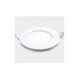 LED Flat Panel Light 6 Watt Round 120mm Diameter , Ceiling SMD LED Panel Light