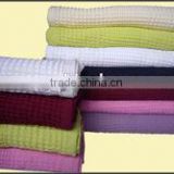 Waffe Towels Dyed & White