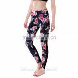 Leopard Net Patched Skeleton Yoga Jogging Legging /morning xg High Waist Plus Size Flower Athletic Yoga Pants Capris Trousers thumbnail-6