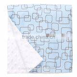 Ultra Soft Baby Minky Blanket With Cotton Print thumbnail-1