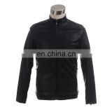 OEM Service Supply Type slim fit leather jacket price men casual pu leather jacket