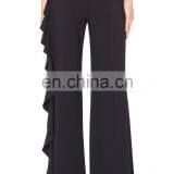 China Supplier Slimming Side Ruffle Pants for Women thumbnail-3