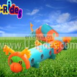 Rental use Inflatable play Tunnel toy caterpillar tunnel toy for kids