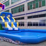 Giant Inflatable Pool Water Slide for Adult / Inflatable Jumping Slide for Summer thumbnail-4