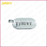 Custom Sliver Plated Metal Tag For Jewelry