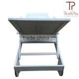 TAMELES - SUN LOUNGER - High Quality Outdoor Furniture - Acacia Wood thumbnail-2