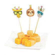 Party Decorative Animal Picks for Cupcake Toppers Kid Birthday Party thumbnail-5