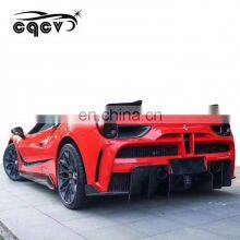 Body Kit for Ferrari 488 in ms Style Front Bumper Rear Bumper Hood Carbon Fiber Front Lip Rear Lip Side Skirts Fenders Canard thumbnail-3