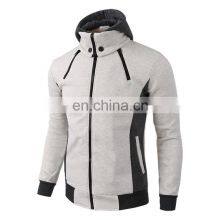 2021 New Design Cotton Blend Jacket Cottoncotton Zipper Windproof Full Sleeve Long Coat Men thumbnail-4